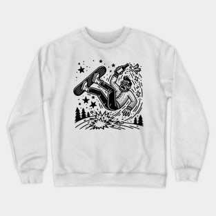 Snowboard Crash Crewneck Sweatshirt